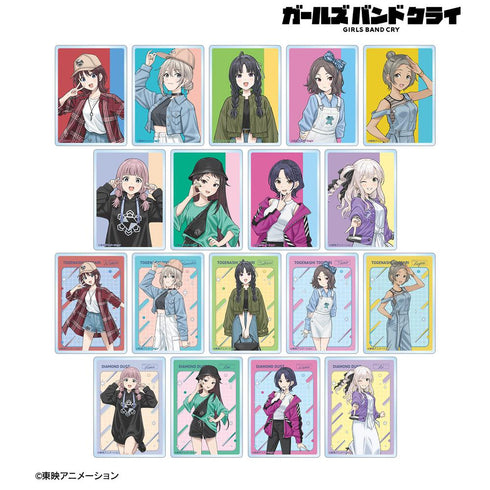 『ガールズバンドクライ』描き下ろし 私服ver. トレーディングアクリルカード(単位/BOX)